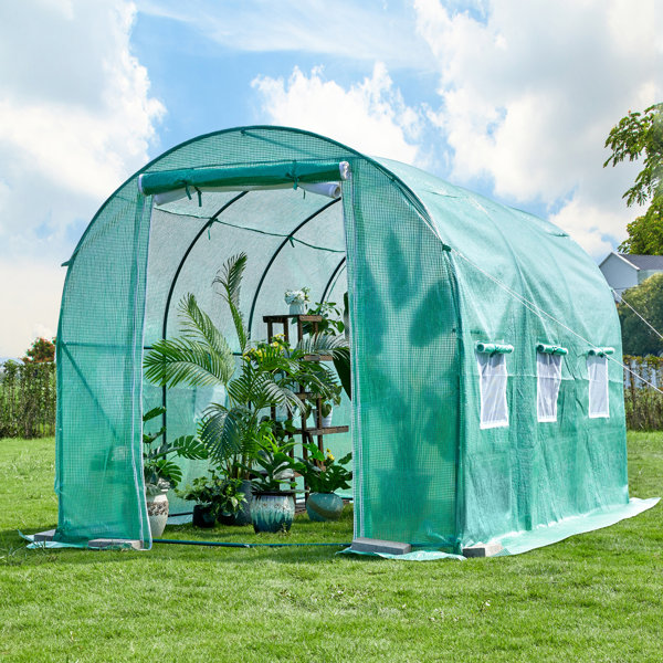 AMERLIFE 10X7x7ft WalkIn Tunnel Greenhouse, Reinforced Frame With